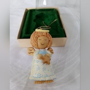 Vintage 70's Hallmark Tree Trimmer Collection Dough Angel